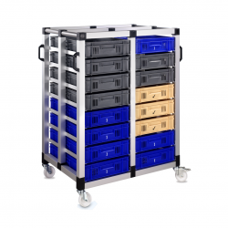 16 Tray Double Trolley