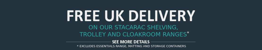 Free UK delivery on our Stacarac range